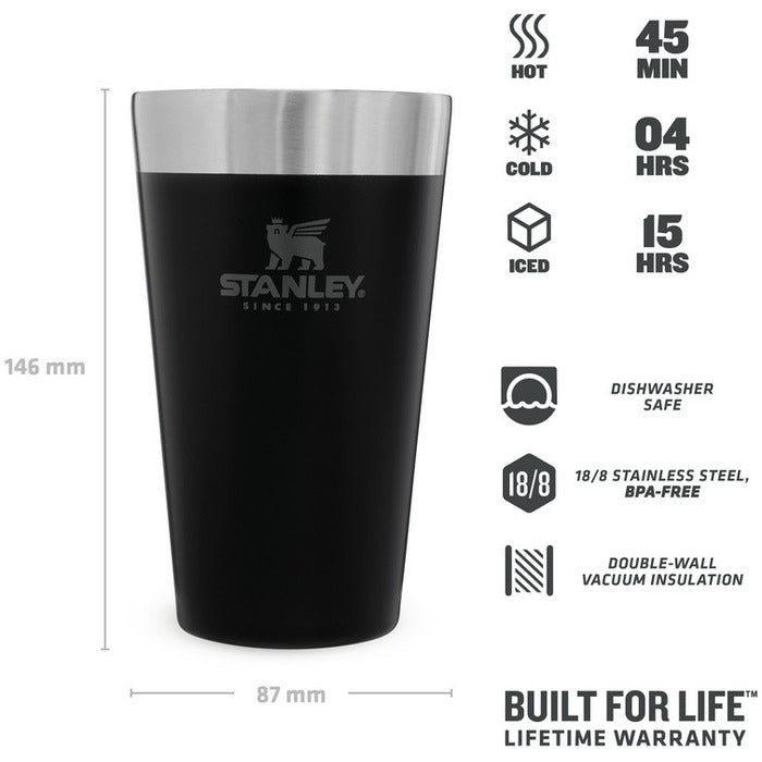 Stanley Adventure Stacking Pint 0.47L Matte Black