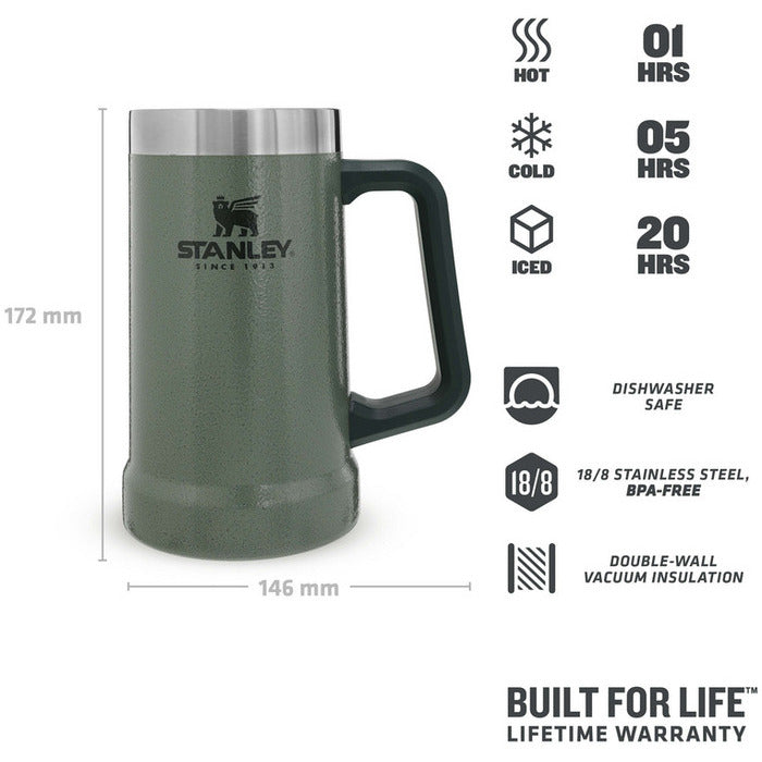 Stanley Adventure Stein 0.7L Hammertone Green