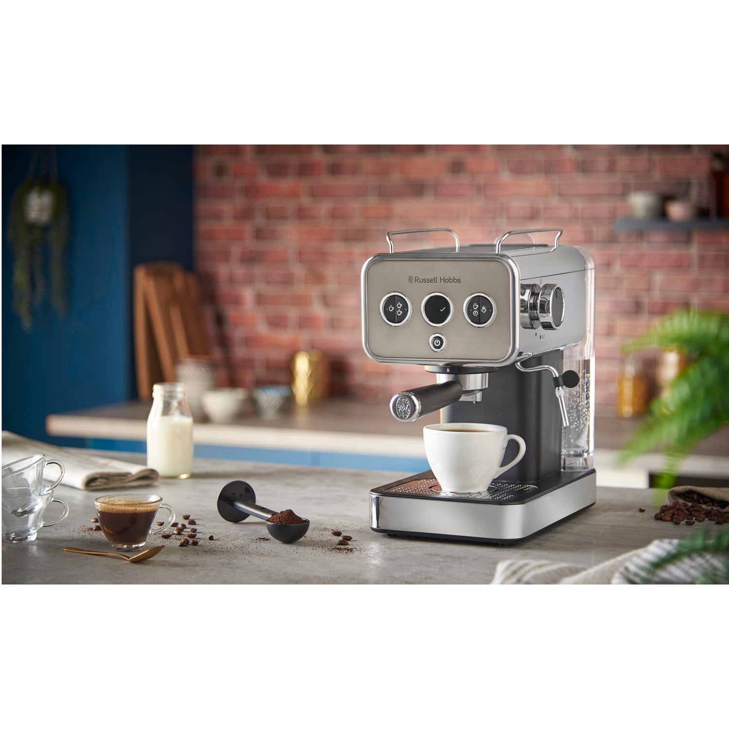 Russell Hobbs Espressomaskin Distinctions Espresso Machine Titanium 26452-56