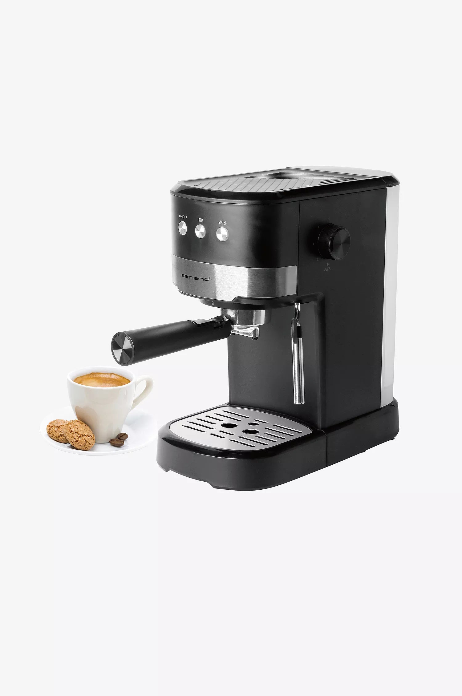 Emerio Espressomaskin 1,25 L svart