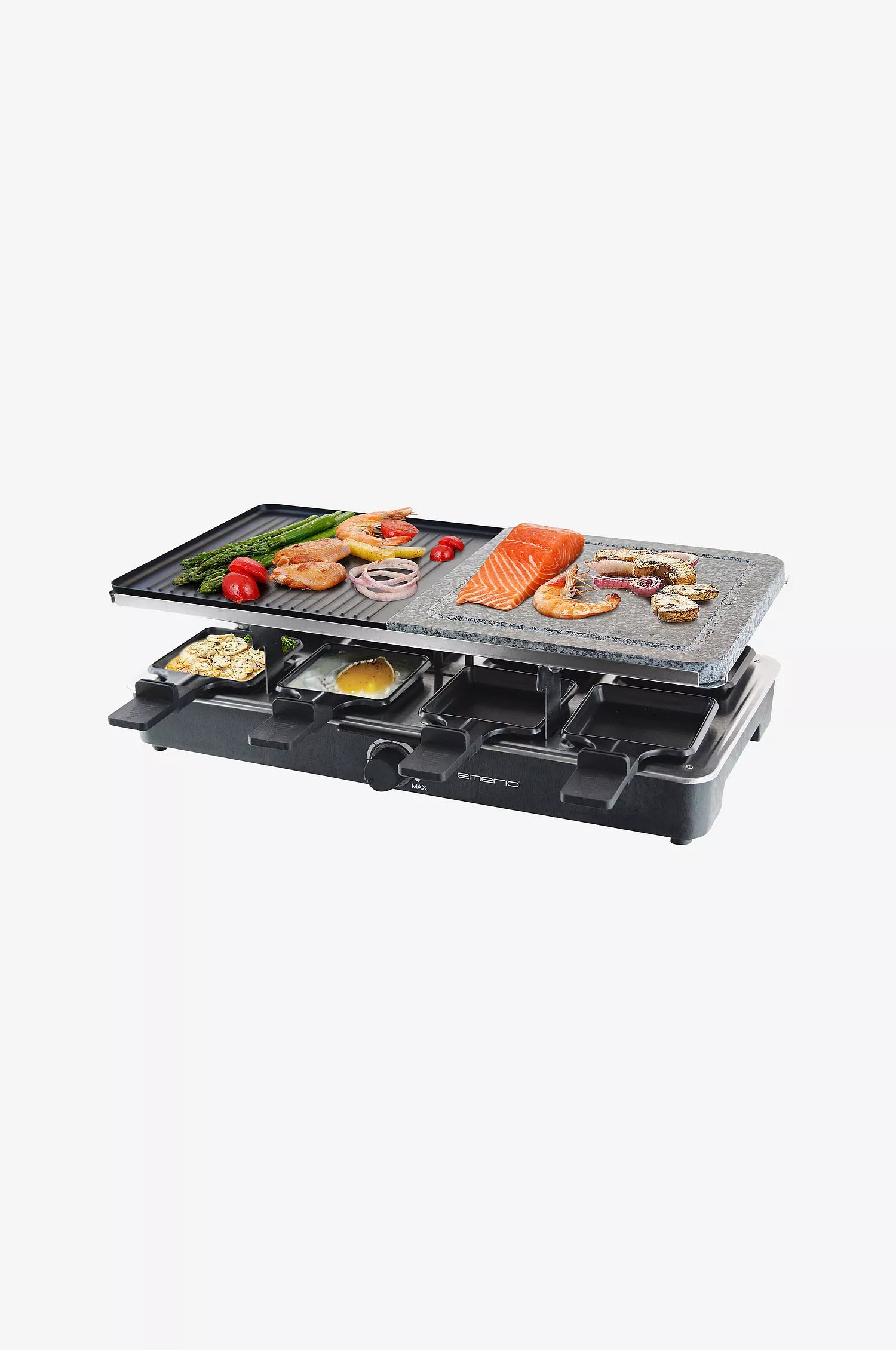 Emerio Raclette/Grill Svart RG-110035