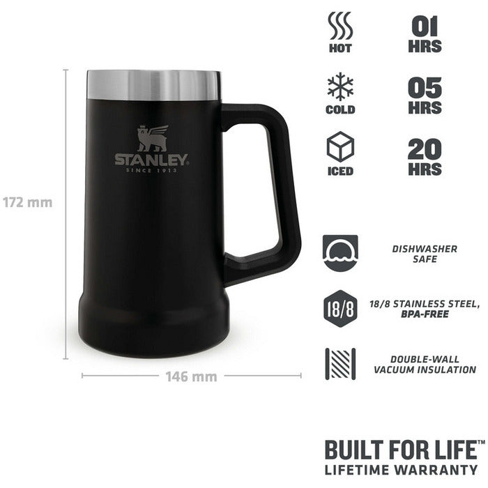 Stanley Adventure Vacuum Stein 0.7L Matte Black