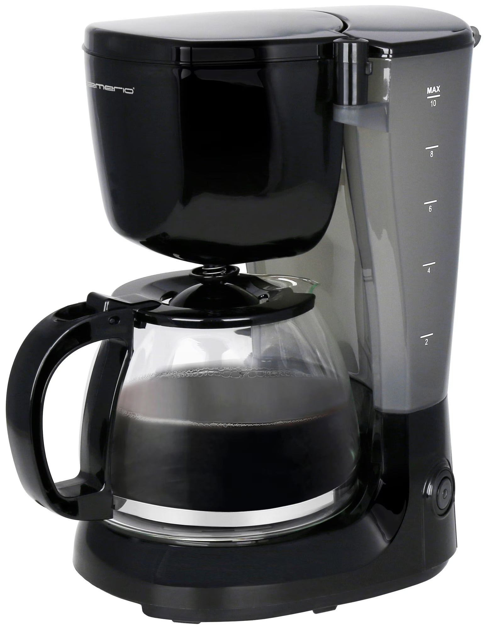 Emerio Kaffebryggare Svart 750W 1,25L